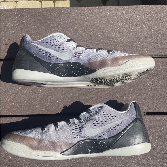 Nike Kobe 9 EM Premium Metallic Silver BRAND NEW! IN HAND!!!